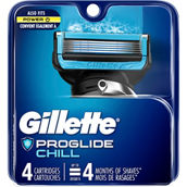 Gillette Men's Fusion ProGlide Chill Razor Cartridge Refills 4 ct.