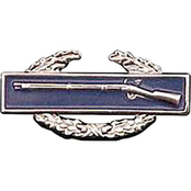 Army Badge, Miniature Mirror Finish, Combat Infantry 1st Award