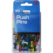 Avantix Assorted Color Push Pins 60 ct.