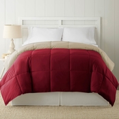 Simply Perfect Down Alternate Reversible Comforter, Red