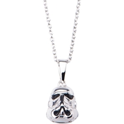 Star Wars Sterling Silver Stormtrooper 3D Pendant With 18 In. Chain