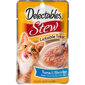 Hartz Delectables Lickable Stew Tuna and Shrimp Cat Treats 1.4 oz.