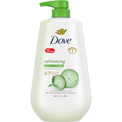 DOVE BODY WASH CUCUMBER AND GREEN TEA 30.6 OZ WITH PUMP