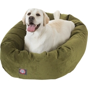 Majestic Pet Villa Collection Micro Velvet Bagel Bed By Majestic Pet