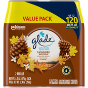 Glade Cashmere Woods Automatic Spray Air Freshener Refill 2 Pk.