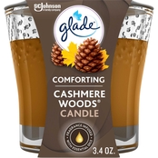 Glade Cashmere Woods Candle 3.4 oz.