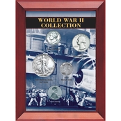 American Coin Treasures World War II Framed Coin Collection