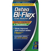 Osteo Bi-Flex Herbal Formula with Turmeric Vegetarian Capsules 80 pk.