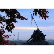 Capital Art Iwo Jima Memorial at Dawn Canvas