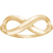 14K Gold Infinity Ring