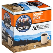 Founding Fathers Coffee Donut Shop Medium Roast Single Serve K-Cups 16 Pk.