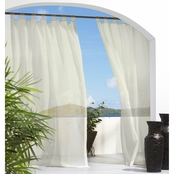 Commonwealth Home Fashions Escape Outdoor/Indoor Tab Top Curtain Panel