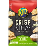 Nabisco RITZ Crisp & Thins Cream Cheeses & Onion 7.1 oz.