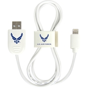 QuikVolt US Air Force Lightning USB Cable with QuikClip