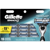 Gillette Mach3 Base Cartridges 15 ct.
