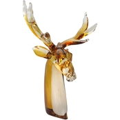 Dale Tiffany Reindeer Art Glass Figurine