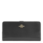 COACH Refined Calf Leather Skinny Wallet