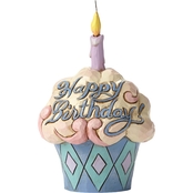 Jim Shore Heartwood Creek Birthday Cupcake Figurine