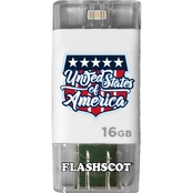 Flashscot US Flag i-FlashDrive Lightning to USB Flash Drive, 16GB