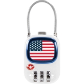 ZGadget US Flag TSA Combination Lock