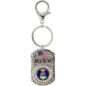 American Coin Treasures Air Force Quarter Keychain