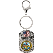 American Coin Treasures Army Quarter Keychain