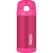 Thermos FUNtainer Vacuum Insulated Stainless Steel Bottle 12 oz.