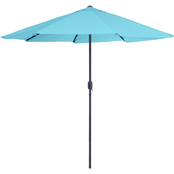 Pure Garden 9 ft. Aluminum Patio Umbrella with Auto Crank