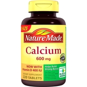 Nature Made Calcium 600mg Tablets 220 ct.