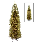 National Tree Company 7 ft. PowerConnect Kingswood Fir Pencil Tree Dual Color LEDs