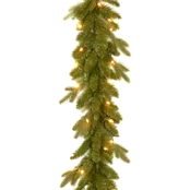 National Tree Co. 9 Ft. Avalon Spruce Garland with Clear Lights