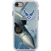 US Digital Media Full Print Hybrid Case for iPhone 7/8 with Guard Glass Air Force