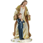 Joseph's Studio Jesus with Praying Boy Figurine
