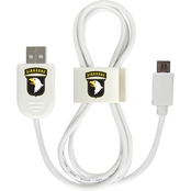 QuikVolt 101st Airborne Division Micro USB Cable with QuikClip
