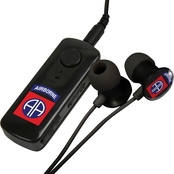 AudioSpice 82nd Airborne Division Bluetooth Receiver with BudBag and Earbuds