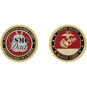 Challenge Coin USMC Proud Dad Coin