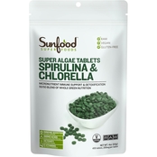 Sunfood Spirulina/Chlorella Tabs, 4 Oz.