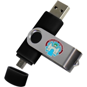 Flashscot Landstuhl RMC Dual Pro 16GB Micro to USB Drive