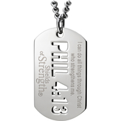 Shields of Strength Dog Tag Necklace