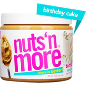 Nuts N' More Birthday Cake High Protein Peanut Butter Spread 16 oz.