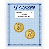 American Coin Treasures 2016 Graded Reagan Dollars