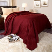 Lavish Home Solid Color Bed Quilt