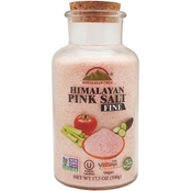 Himalayan Chef Fine Pink Salt in Wide Mouth Glass Jar
