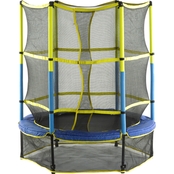UpperBounce 55 In. Round Trampoline and Enclosure Set with Easy Assemble Feature