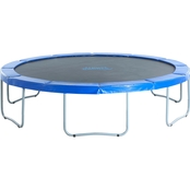 UpperBounce Round Trampoline with Blue Safety Pad