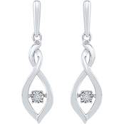 Sterling Silver Diamond Accent Earrings