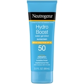 Neutrogena Hydro Boost Gel Moisturizing Sunscreen Lotion SPF 50, 3 oz.