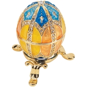 Design Toscano Grand Duchess Collection Romanov Style Enameled Egg, Nikolaevna