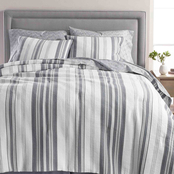 Martha Stewart Collection Ridge Stripe 8 Pc. Comforter Set