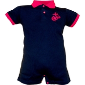 Trooper Clothing Infant Boys Marine Romper with Embroidered EGA Emblem